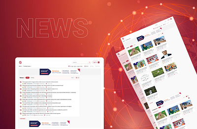 News Website design development