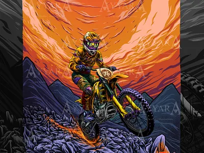 Dirt Bike Extreme Sport illustration for T-shirt apparel artwork branding clothes clothing customdesign cutomillustration design digital art digitalillustration extrime fantasy illustration illustrationart illustrationtshirt motor motortrail sport tshirt tshirtdesign