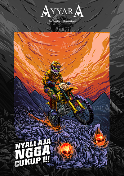 Dirt Bike Extreme Sport illustration for T-shirt apparel artwork branding clothes clothing customdesign cutomillustration design digital art digitalillustration extrime fantasy illustration illustrationart illustrationtshirt motor motortrail sport tshirt tshirtdesign