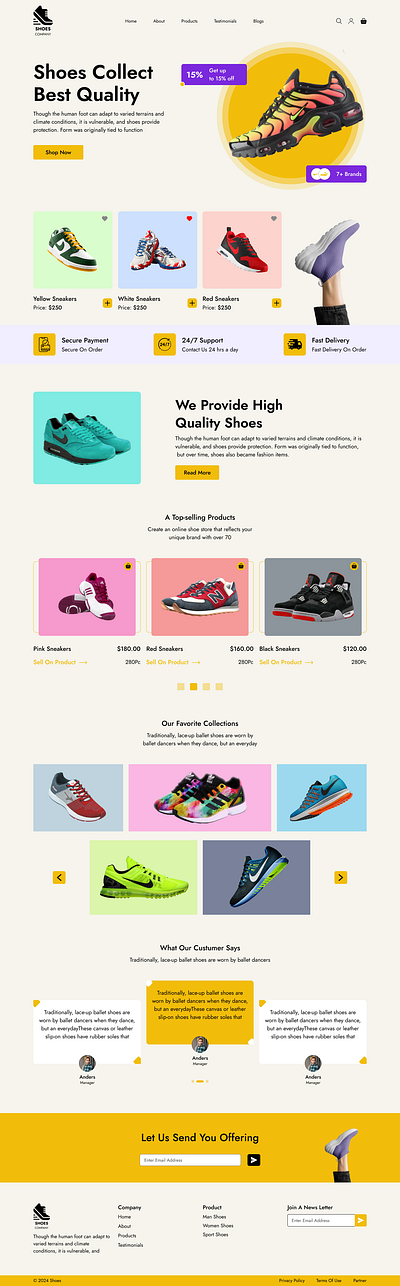 Shoes Webpage shoes webpage ui ui designer ux ux designer webdesign webdesign inspiration webpage