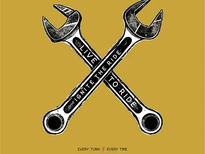 Live to Ride, Ignite the Ride 🔧 creativestudio