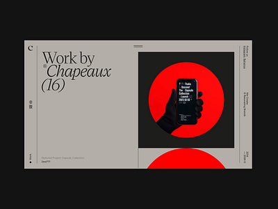 Studio Chapeaux 3d animation branding graphic design logo motion graphics studio ui