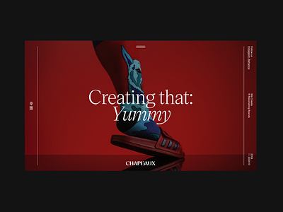 Studio Chapeaux animation branding graphic design interaction studio typography ui website