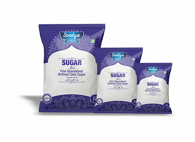 Sugar Pouch Design box design brand design branding food packaging logo design pouch design pouch pckaging salt packaging sugar sugar packaging sugar pouch design