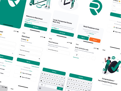 Ride Smart - Tracking Transportation App app design figma tracking transportation travel ui ux