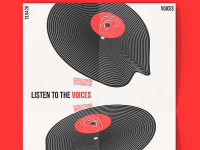 The Voices (In Your Head) branding design graphic design illustration poster