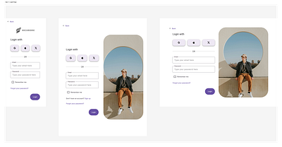Day 1 - Login Page app dailyui design designchallenge exploration prototype ui ux