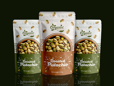 Nut pouch packaging design animation branding graphic design nut packaging design