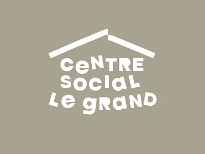 LOGO - CENTRE SOCIAL LEGRAND branding centre design graphic graphic design icon identity illustration logo marks social symbol ui