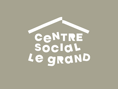 LOGO - CENTRE SOCIAL LEGRAND branding centre design graphic graphic design icon identity illustration logo marks social symbol ui