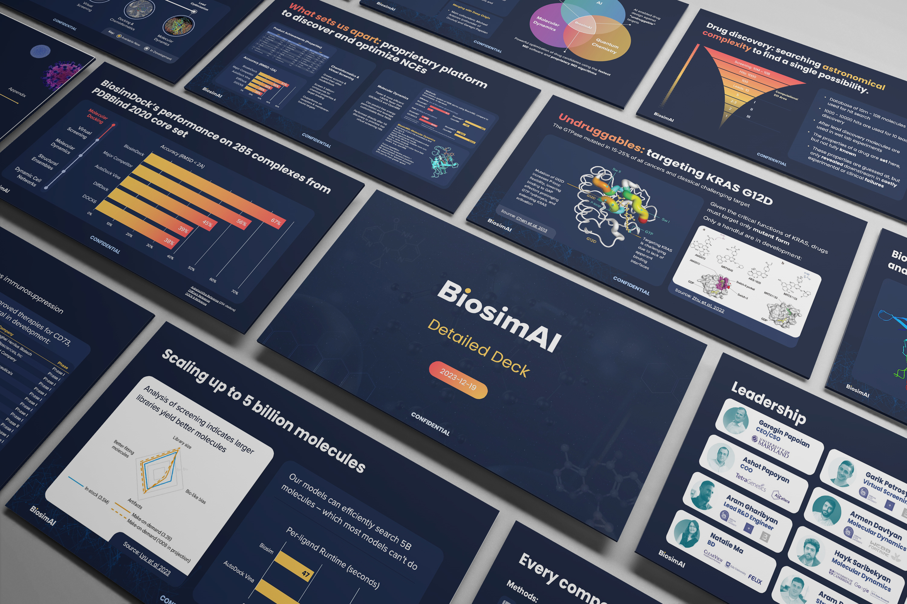 Example of PowerPoint presentation design for a medical company