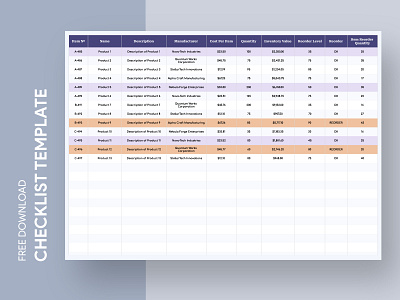 Inventory Checklist Free Google Sheets Template check checklist checklist template docs free google docs templates free template free template google docs google google docs google docs checklist template inventory inventory checklist list template