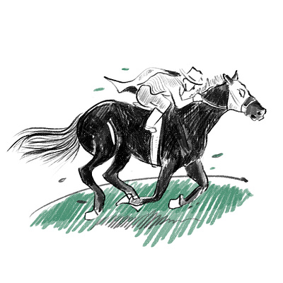 Freedom's Ride animal design drawing horse illustration sketch sketching 插画