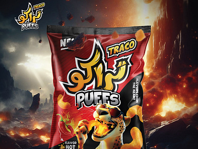 Traco Puffs Chips ® | Packaging Design branding chips graphic design iraq logo packaging design puffs chips syria العراق براند تصميم حلب سوريا شيبس