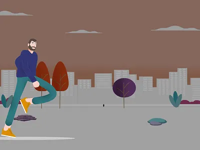 Oooops animation graphic design