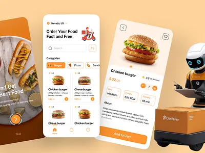 AI-Powered Food Delivery App | Strivemindz ai app ai enable food app ai technology food delivery app mobile app development mobile application mobile apps software development company