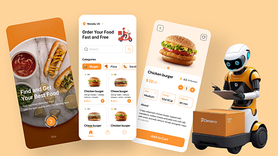 AI-Powered Food Delivery App | Strivemindz ai app ai enable food app ai technology food delivery app mobile app development mobile application mobile apps software development company