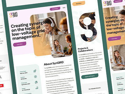 SynGRID Mobile design drawingart europe projects responsive ui ux web website