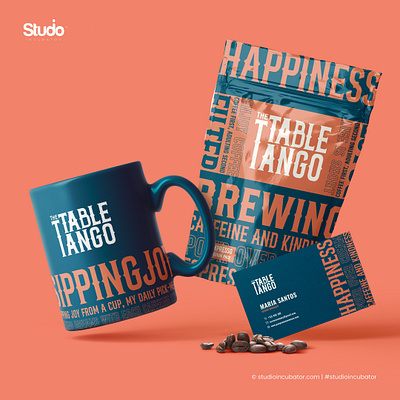 The Table Tango - Coffee Shop Branding logo design