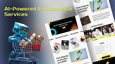 AI-Powered E-Commerce Services | Strivemindz ai in ecommerce ecommerce apps ecommerce development services ecommerce services mobile apps uiux design