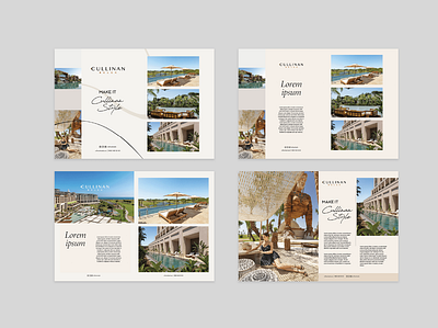 Cullinan Belek Hotel 2022-2024 works art direction branding creative design graphic design layout minimal print