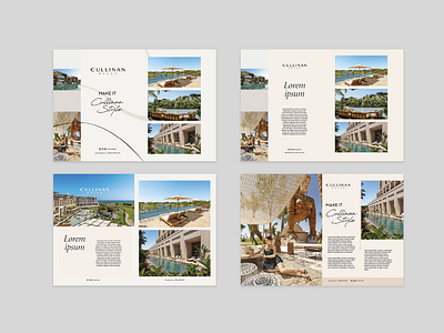 Cullinan Belek Hotel 2022-2024 works art direction branding creative design graphic design layout minimal print