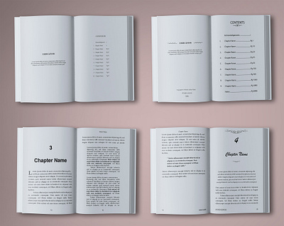 Book Layout & Typesetting branding design graphic design illustration typography vector
