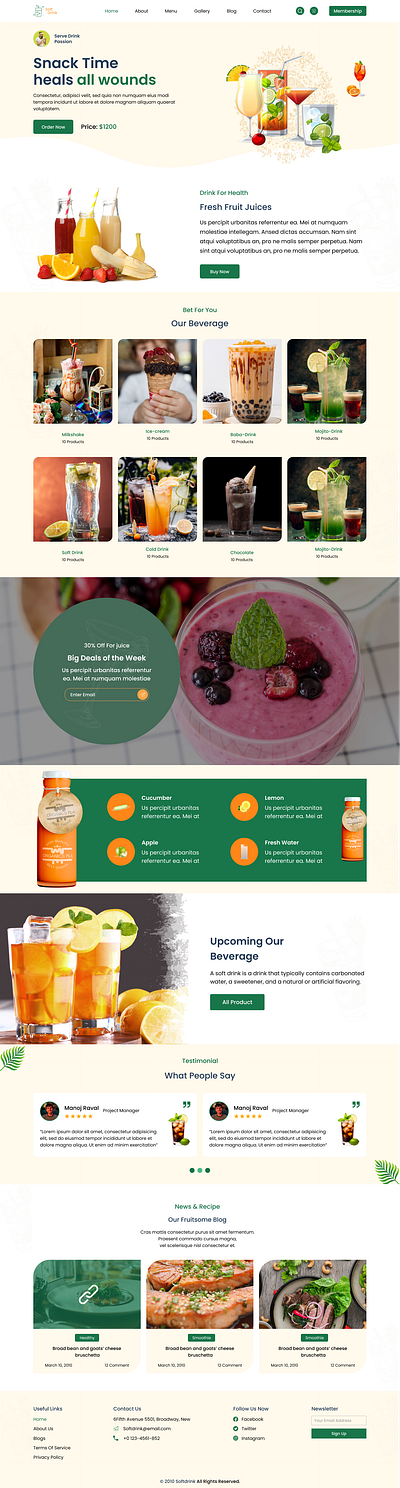 Soft drink webpage soft drink ui ui ux designer ux webdesign webdesign inspiration webpage