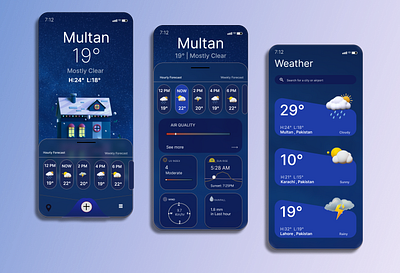 Weather App app ui mobile app ui ui ux