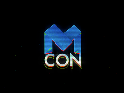 M-con Logo graphic design