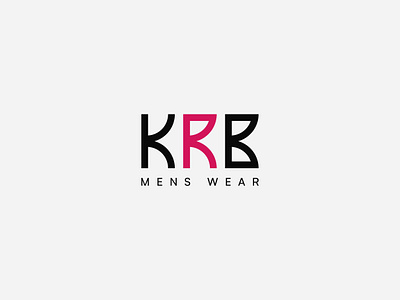 KRB brand logo branding garments graphic design icon logo initial logo krb letter logo lettermark logo lingerie logo logo design logo designer men fashion mens wear minimal logo monogram logo undergarments underwear wordmark logo