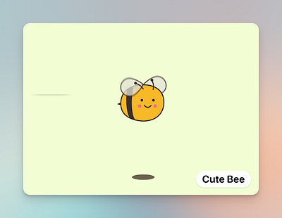 Cute Bee Animation adobe after effect after effect animation bee bee animation branding cute cute bee design graphic design illustration logo motion graphics ui