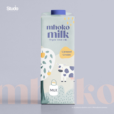 Mhoko Milk - Dairy Products Branding Design, Experience Design logo design