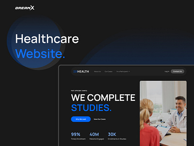 Healthcare Website - 2NHealth clinic design digital health doctor health healthcare hospital medical medicine ui ux