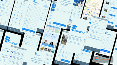 🩺 MyDoc gov(md) App by econev app branding design doctor econev evgheniiconev figma gov graphic design illustration lizzardlab logo md mediacal medicine moldova ui ux vector