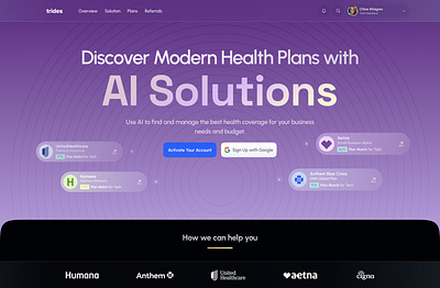 Healthcare Landing Page Design figma healthcare landingpage ui uidesign uiux webdesign