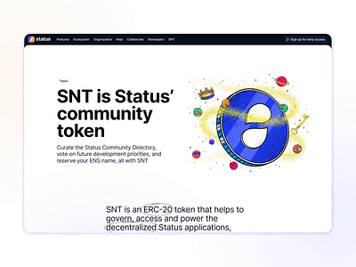 Status Token Animation 3d after effects animation branding cinema 4d coin crown emoji motion design particles token ui web3 webdesign