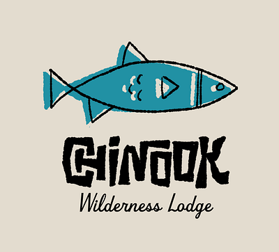 Salmon Fishing Design art licensing graphic tshirt illustration lettering midcentury retro