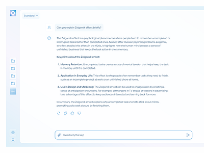 AI Response Design for Explain AI. ai ai tool design dropdown explain figma input ui