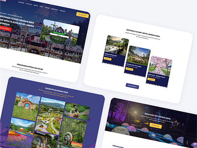 Cimory Diaryland Themepark cimory diaryland destination landing page themepark ui uiux web design website