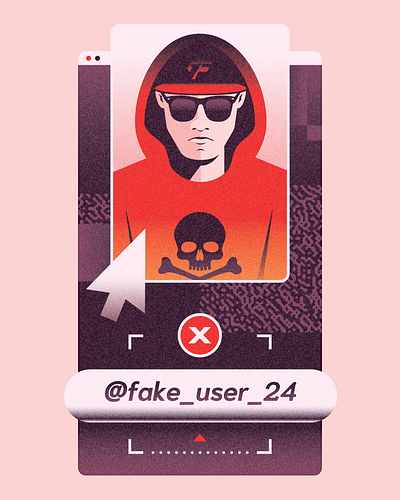 How to spot deepfakes (Which? Tech magazine) fake hacker illustration user