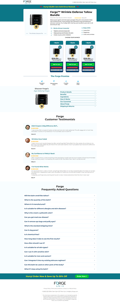 Forge Skin Funnel on Funnelish | Funnelish forge skin forge skin funnel funnelish funnelish template