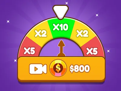 Casual Game UI Reward Meter Casual Game UI Meter 2d ui branding casual game ui design game game art game coins treasure game illustrations game interfgace game meter game ui illustration reward ui