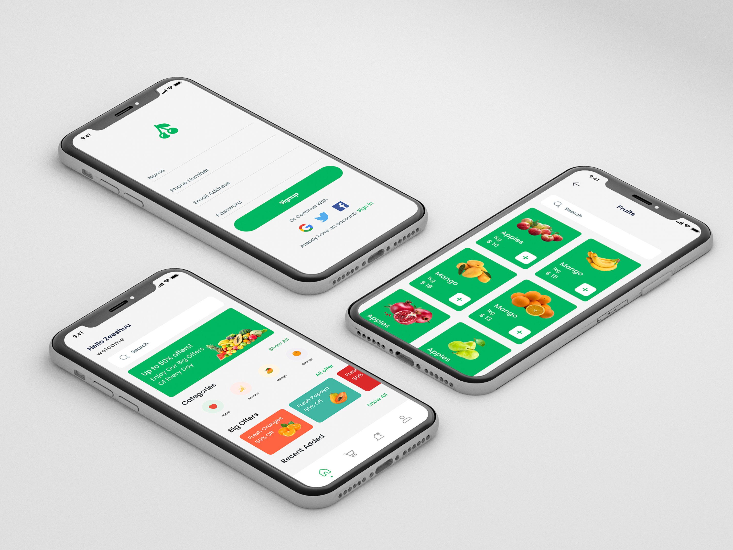 Example of Mobile App UI Design – Clean & Modern