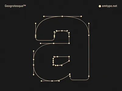 Geogrotesque Typeface grid sans serif