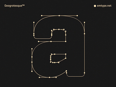 Geogrotesque Typeface grotesk sans serif