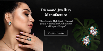 Jwellery Design Banner banner diamond figma graphic design jwellery design post