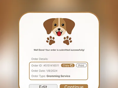 Dailyui 011 - Flash Message in a pet app branding dailyui dailyui 011 design flash message pet app ui website