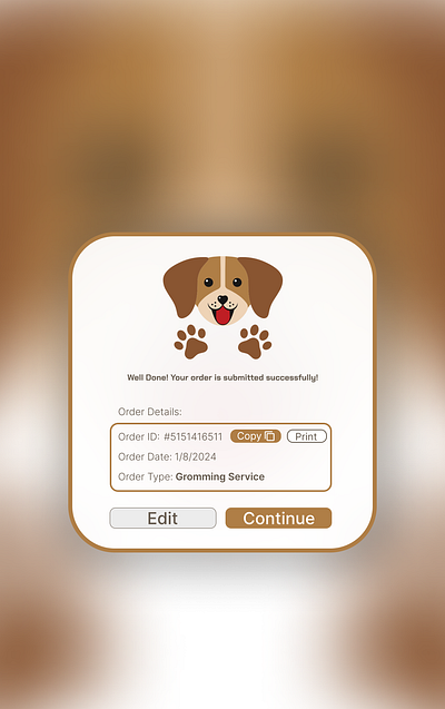 Dailyui 011 - Flash Message in a pet app branding dailyui dailyui 011 design flash message pet app ui website