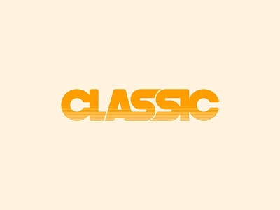 Classic // Wordmark Exploration 70s 80s 90s arcade branding classic design fun games logo logo design logotype retro wordmark